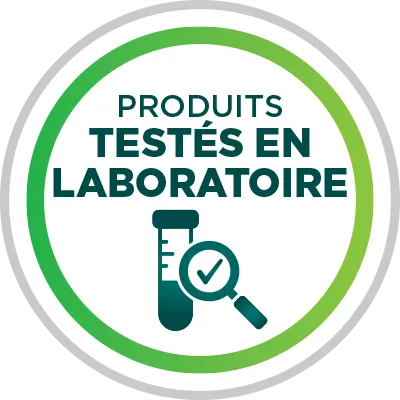 Produits testés en laboratoire